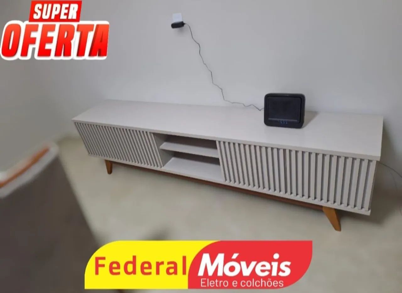 Rack Simples Novo - Praticidade e Estilo para sua Sala!