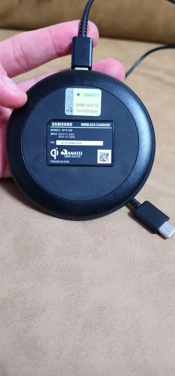 Carregador Wireless Samsung Fast Charge - Foto 2