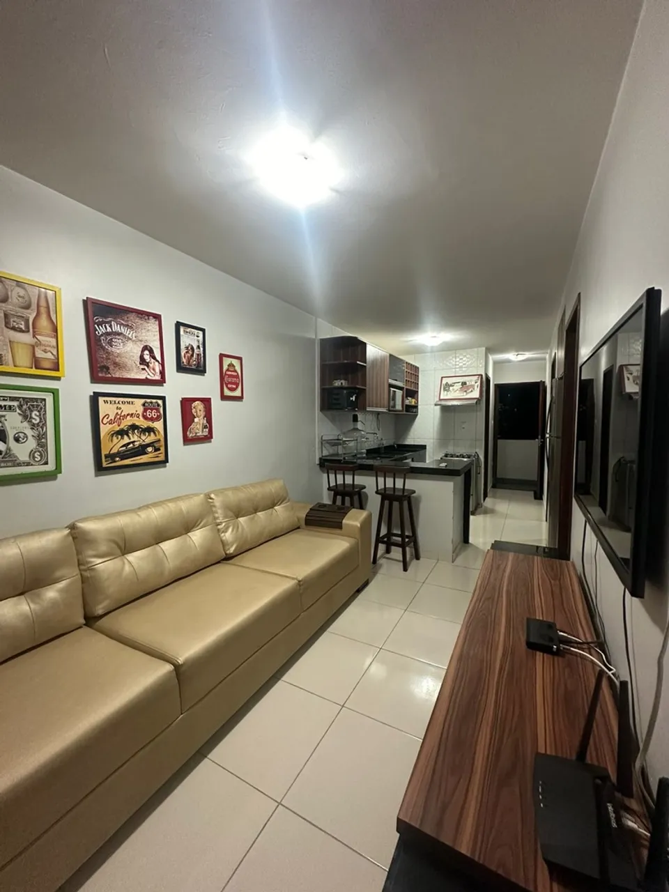 Alugo apartamento 2/4 mobiliado na Barra de São Miguel