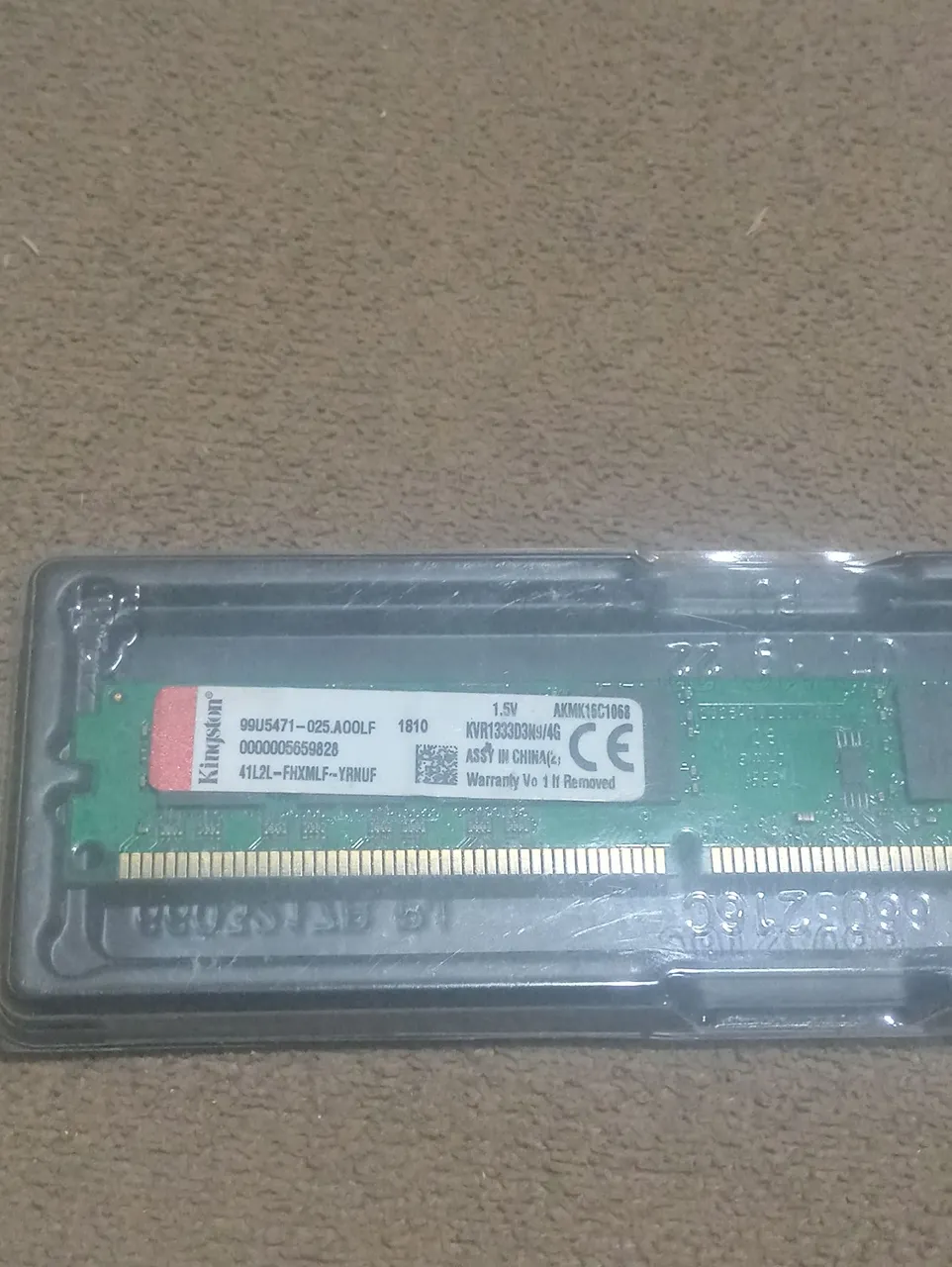 Memória RAM Kingston 4GB DDR3