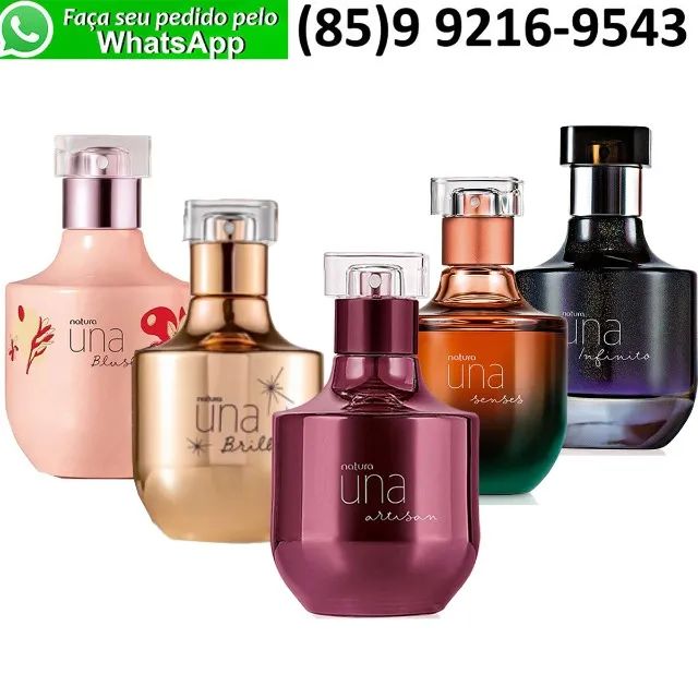 Perfume Feminino Deo Parfum Una Senses Blush Infinito Brilho Artisan Natura 75ml