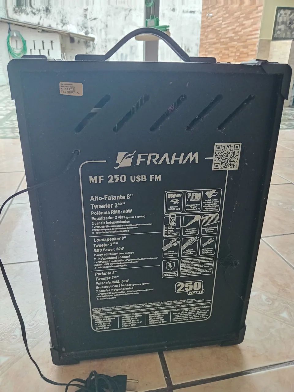 Caixa de som FRAHM MF 250 FM - Foto 2