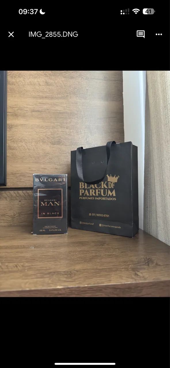 BVLGARI man in black 100ml 6x sem juros