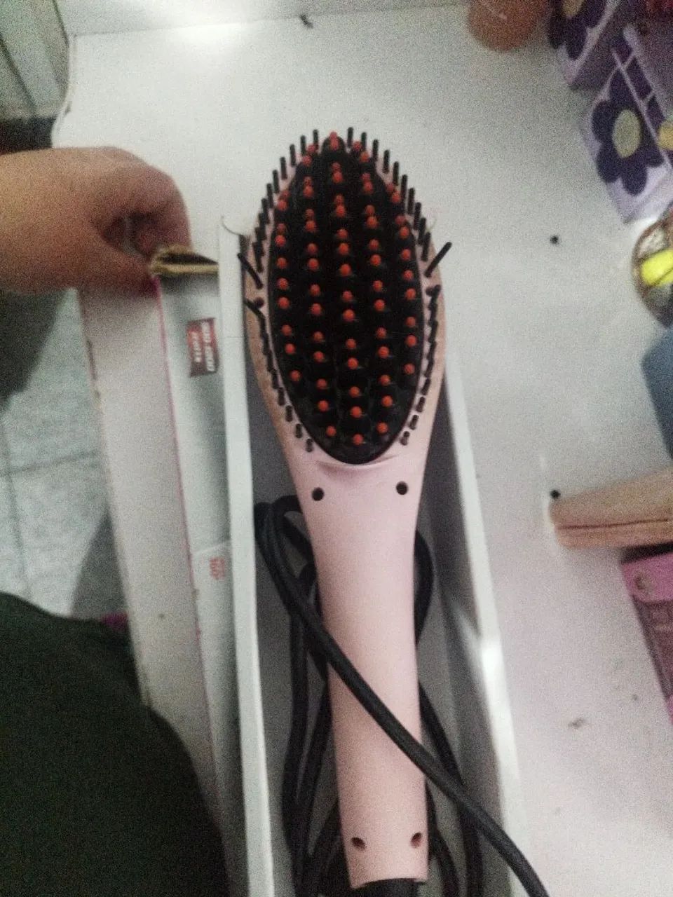 Escova Modeladora de Cabelo Nanzhong - Alisa e Modela - Foto 3