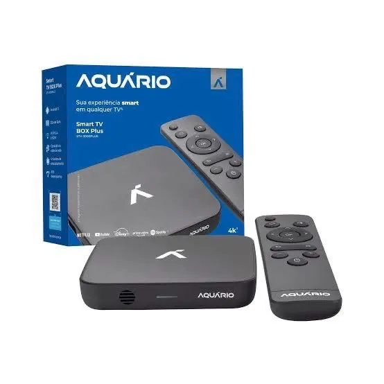 Smart TV BOX Plus AQUÁRIO 4K