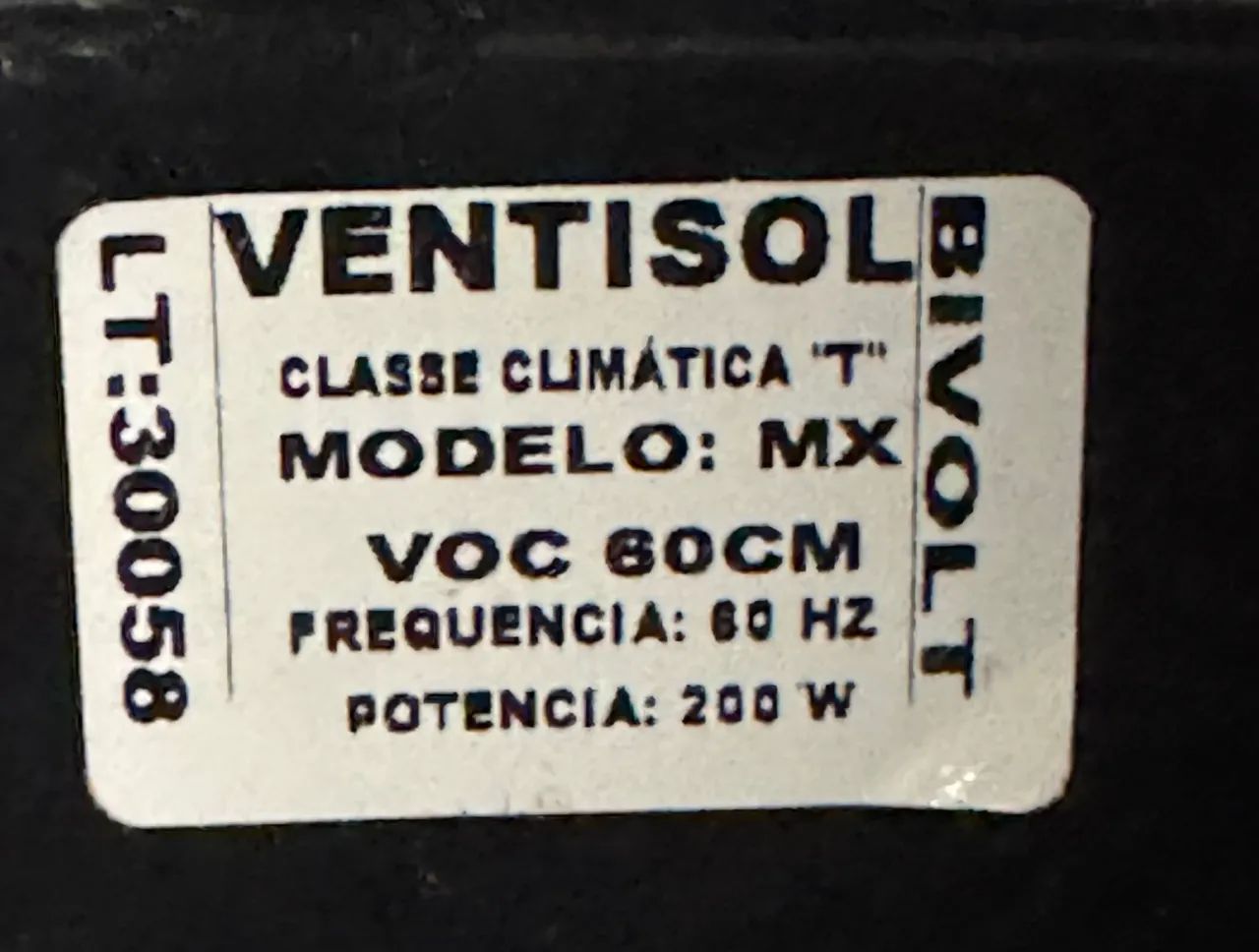 VENTILADOR DE PAREDE VENTISOL MX 60 CM  BIVOLT  - Foto 3