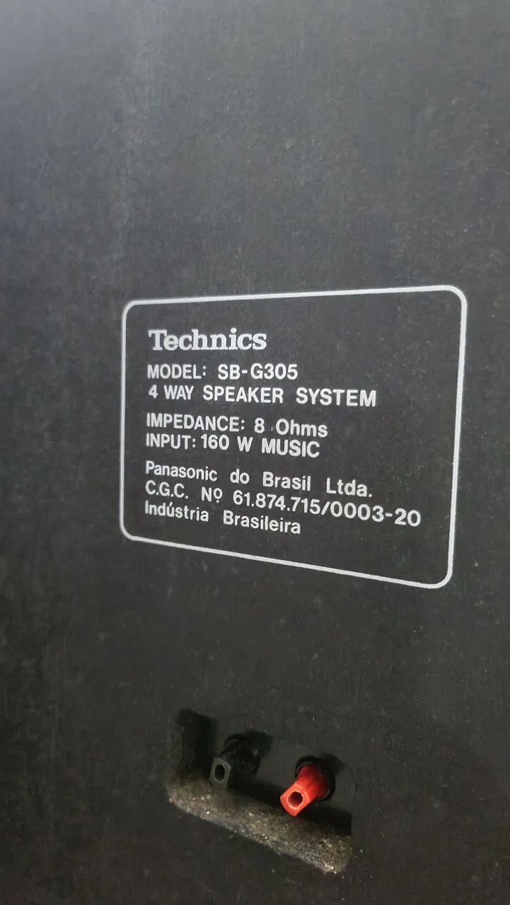 Caixas acústicas Technics SB - G305 - Foto 4