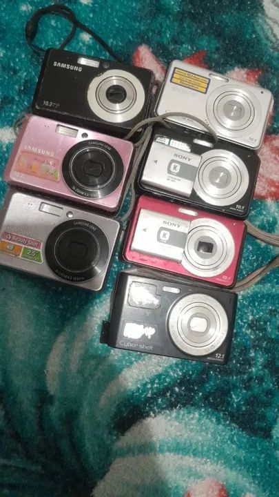 Kit de Câmeras Digitais - 6 Peças