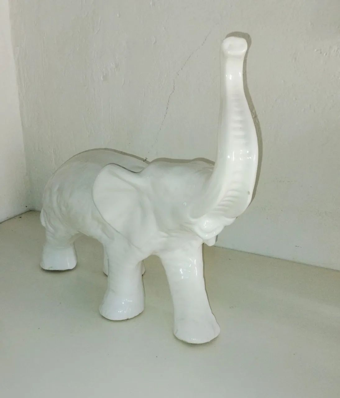 OPORTUNIDADE * Conjunto de quatro peças de porcelana branca perolizadas antigas - Raridade - Foto 3