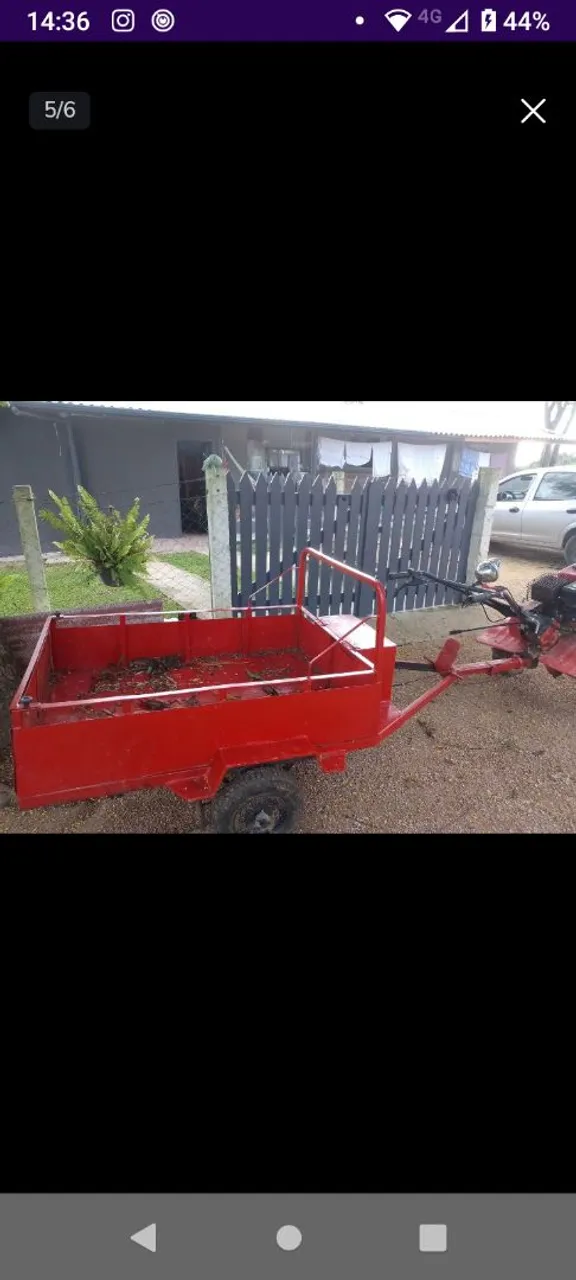 Carretinha para Trator Agrícola