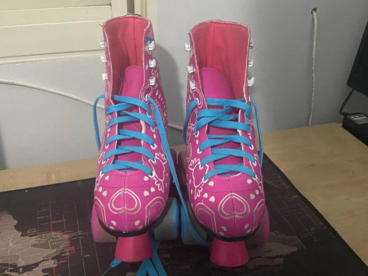 Patins Feminino 4 rodas Roller - Foto 2