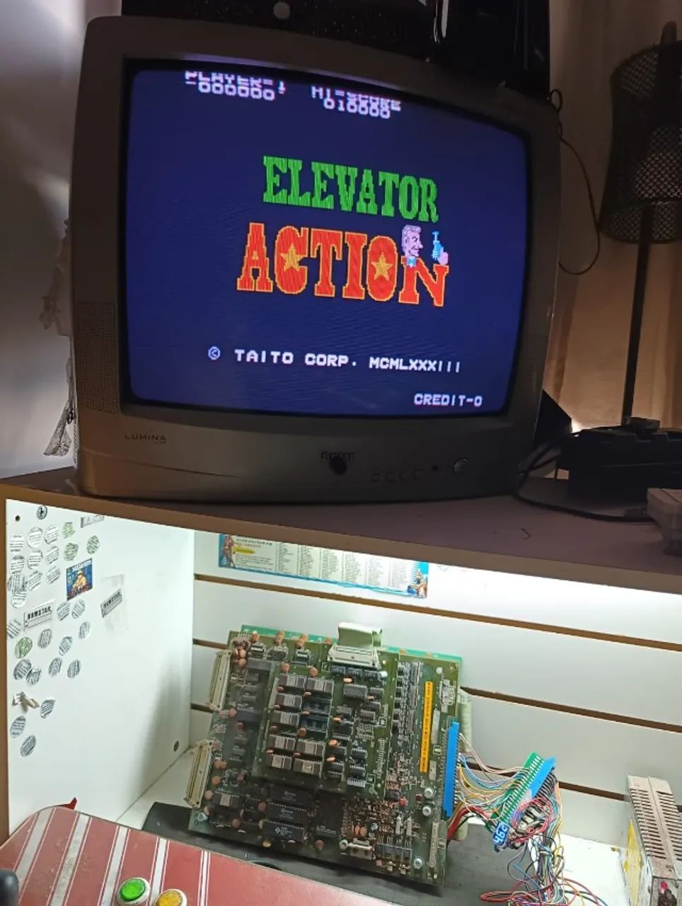 Placa Fliperama Elevator Action Original Taito Com Adaptador