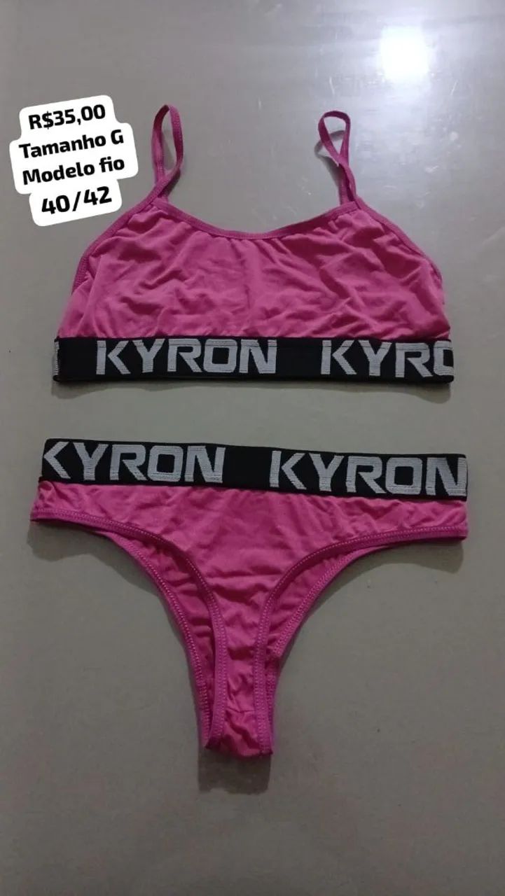 Conjunto de calcinha e sutiã modelo fio tamanho g e GG - Foto 2