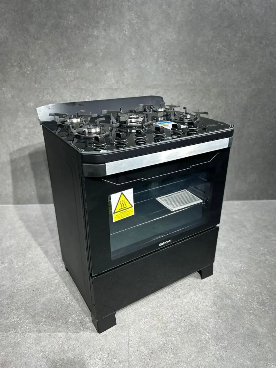 Fogão 5 bocas mesa de vidro  - Foto 2