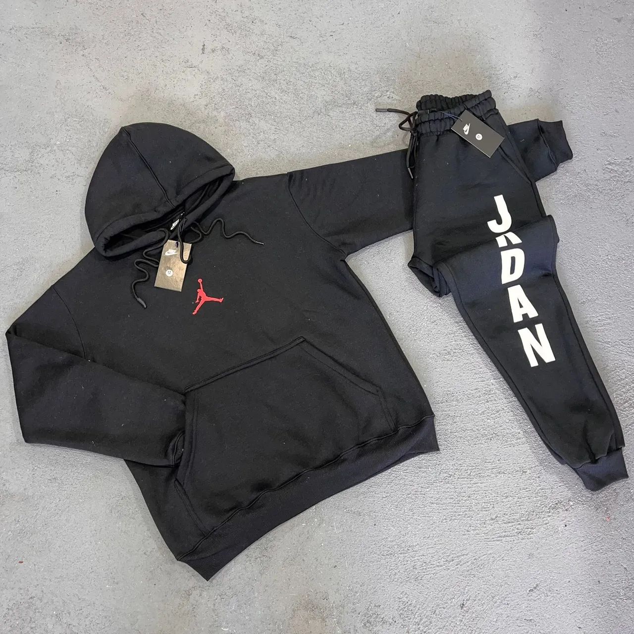 Conjunto de Moletom Branco Jordan - Foto 4