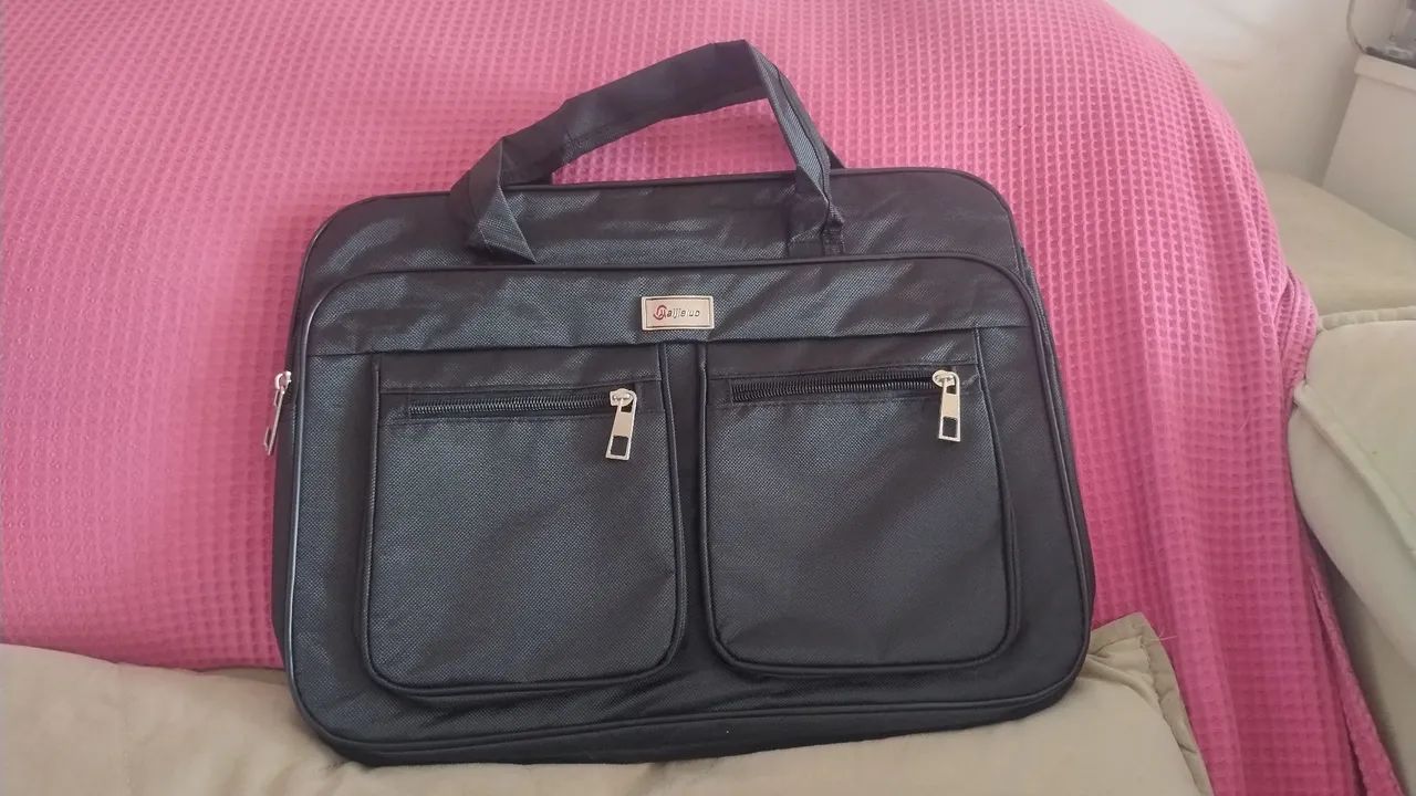 Bolsa Pasta Masculina para Notebook com grande capacidade - Foto 2