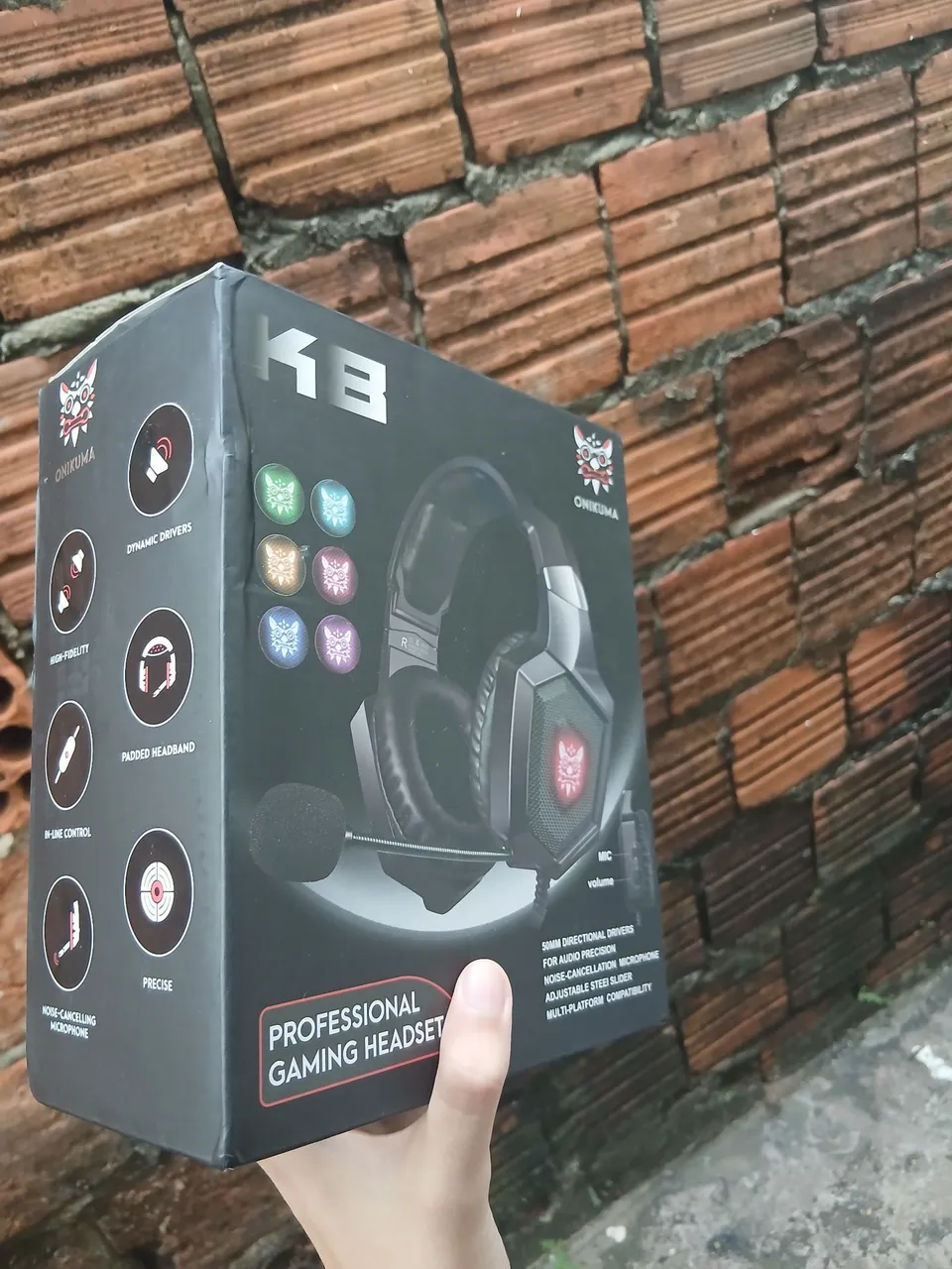 Headset Gamer ONIKUMA K8