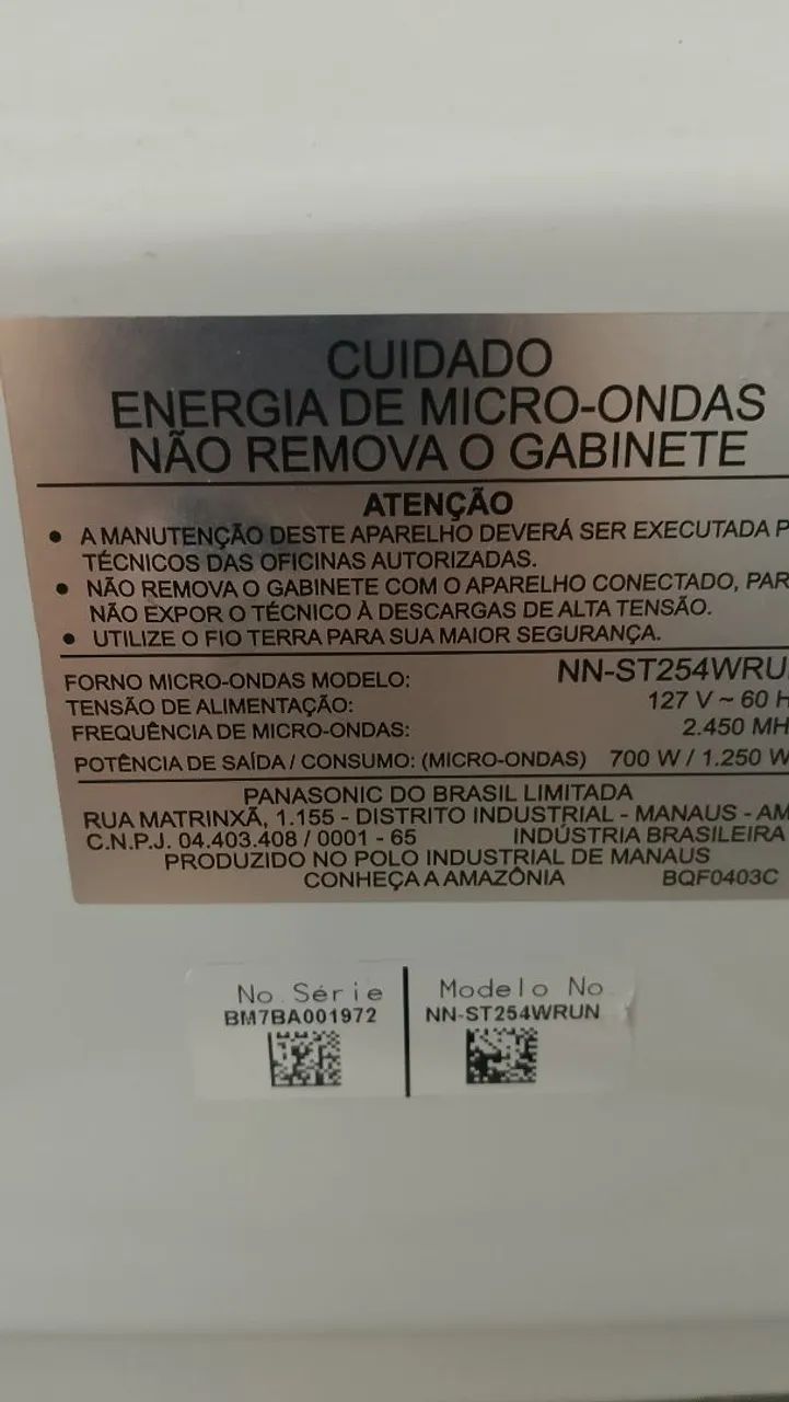Microondas Panasonic com defeito - Foto 4