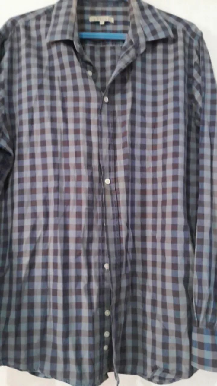 Camisa xadrez masculina - Foto 2