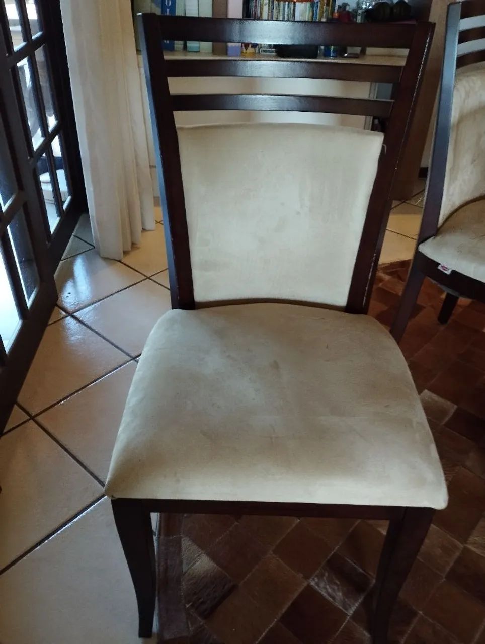 Mesa de Jantar  de Vidro com 6 Cadeiras64307305654146123