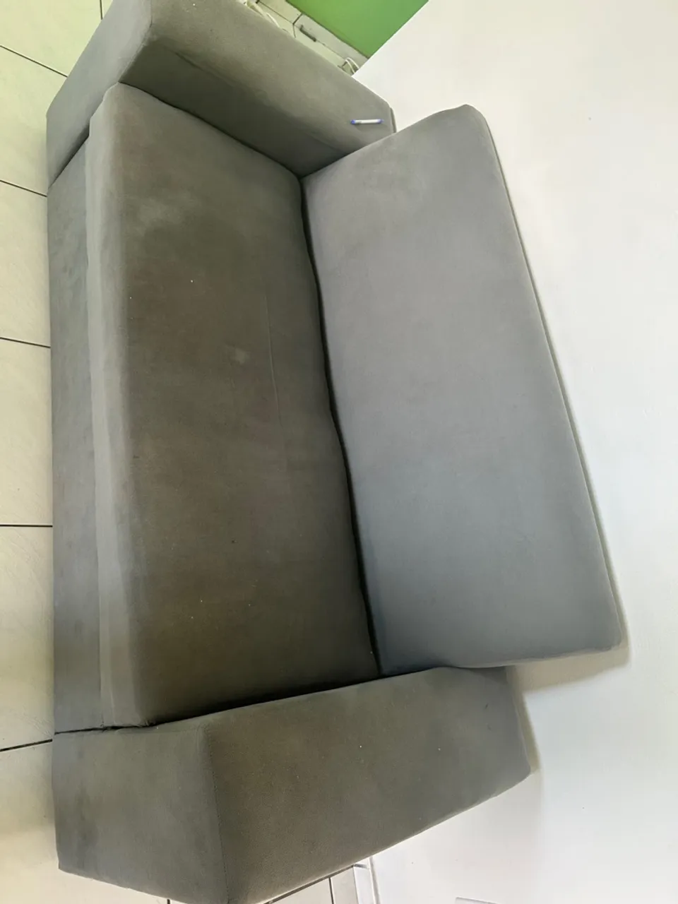 Sofá Cinza Modular Compacto