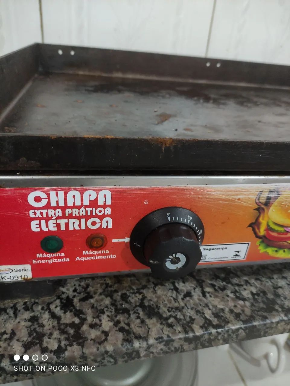 Kit pra cozinha profissional chapa, fritadeira exaustor 