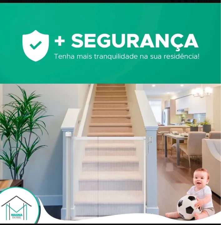 Portão De Segurança Retrátil 140lag X 89alt  - Foto 5