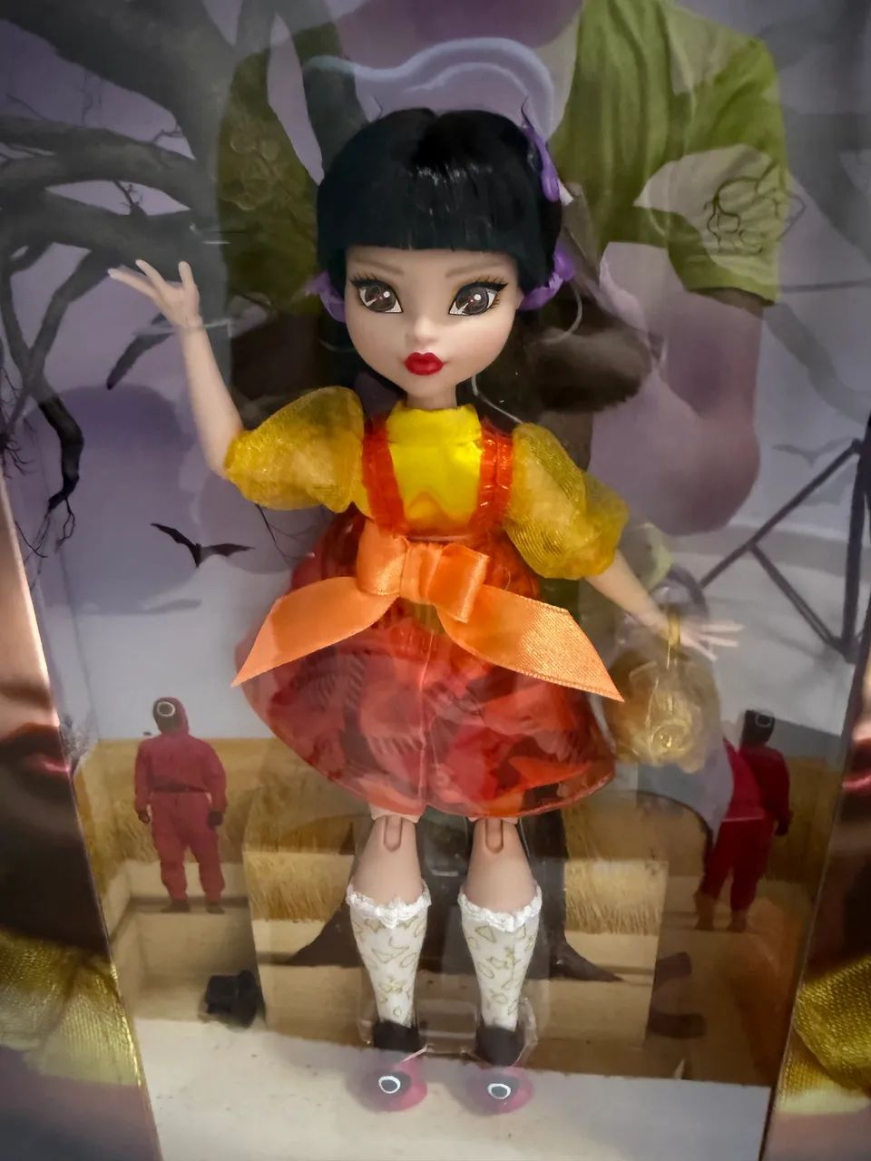 (Lacrada) boneca monster high young hee squid game round 6 batatinha frita skullector - Foto 5