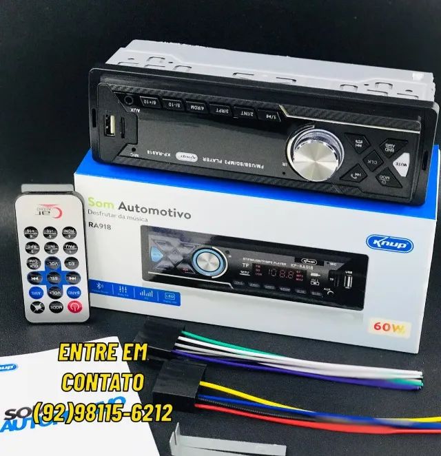 Som Automotivo Bluetooth $115