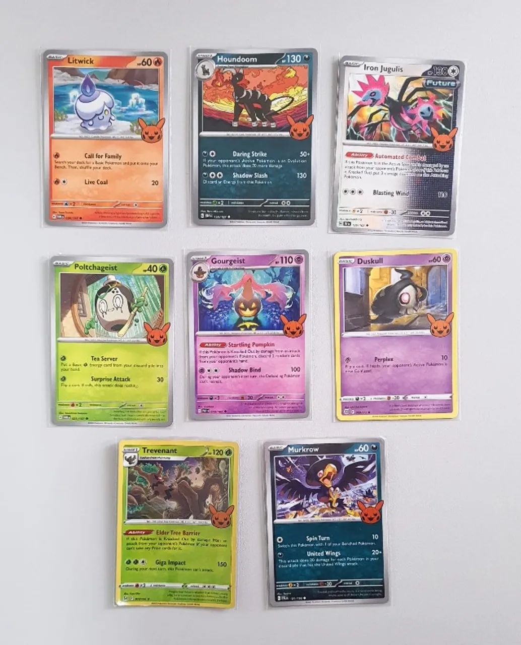 Trick or Trade cards Pokemon Halloween