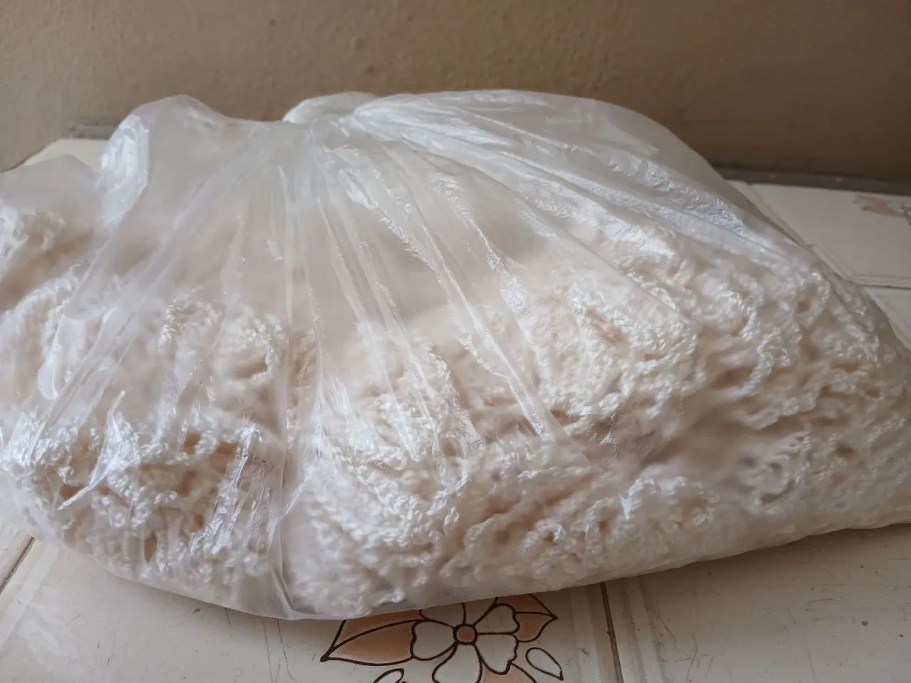 Rosas avulsas de crochê feitas à mão para artesão montar algum trabalho   - Foto 3
