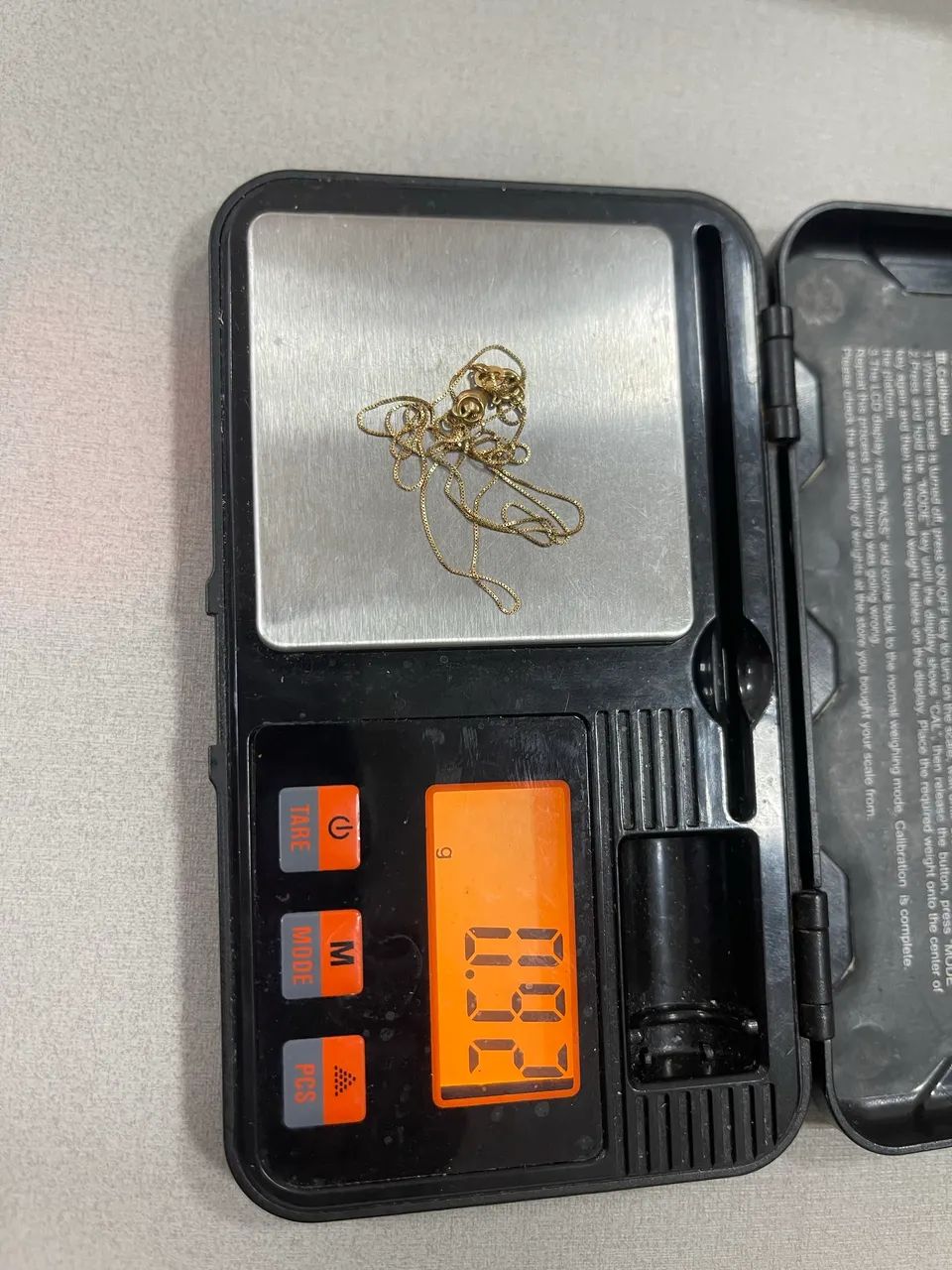 Corrente Veneziana de ouro 0.92g 18k procedência garantia eterna - Foto 2