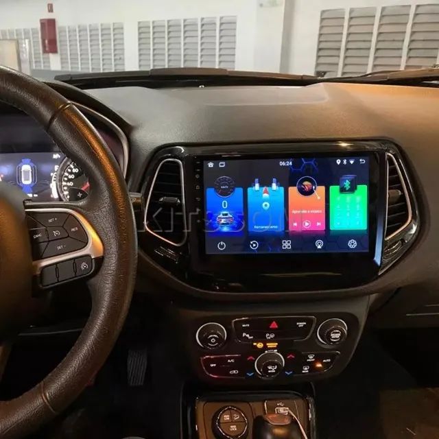 Central Multimídia Jeep Compass Android 9 Polegadas Carplay Gps Tv On Line Youtube Linda! - Foto 4