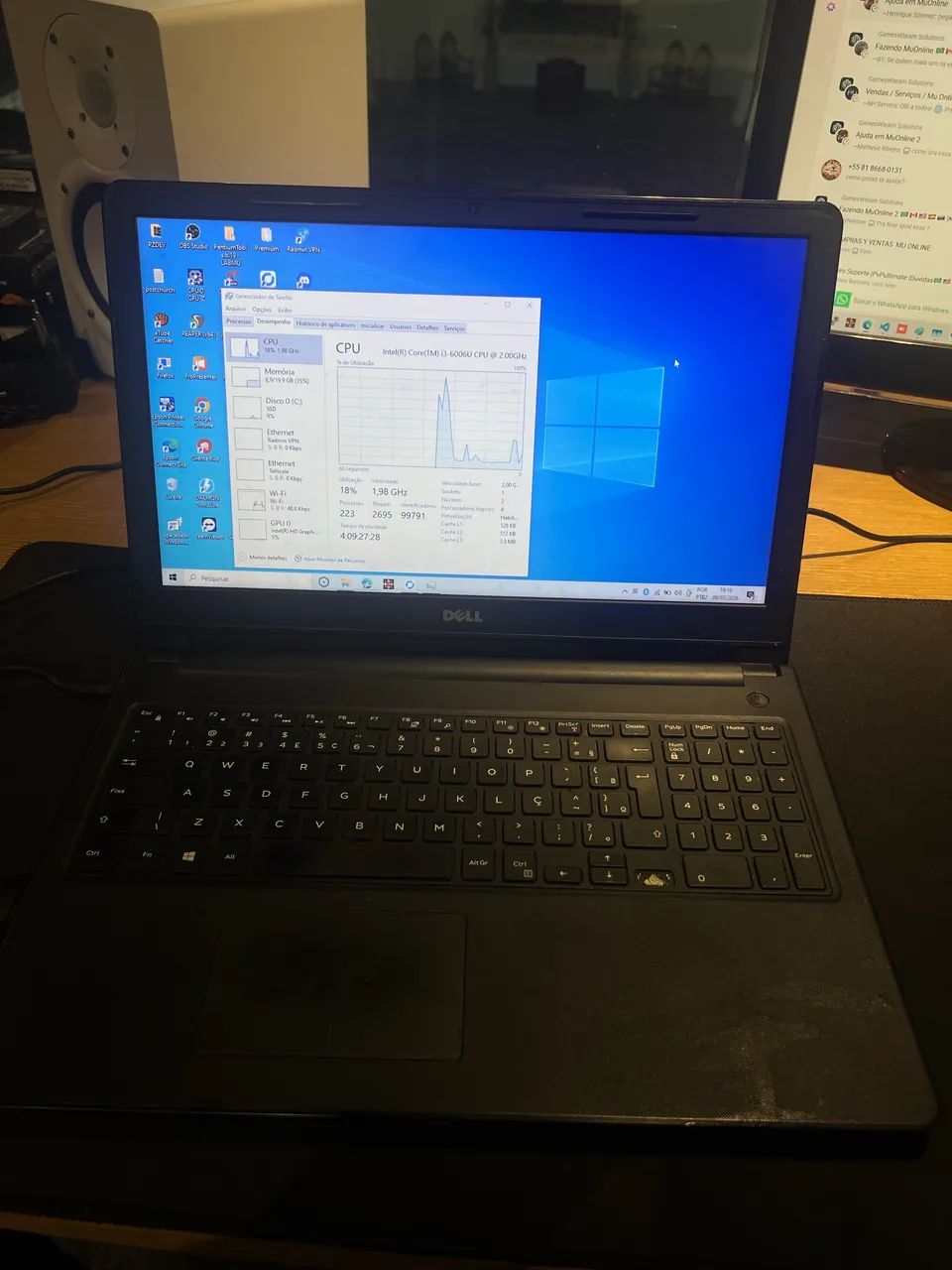 Notebook Dell i3 + 20gb de ram ddr4  - Foto 3