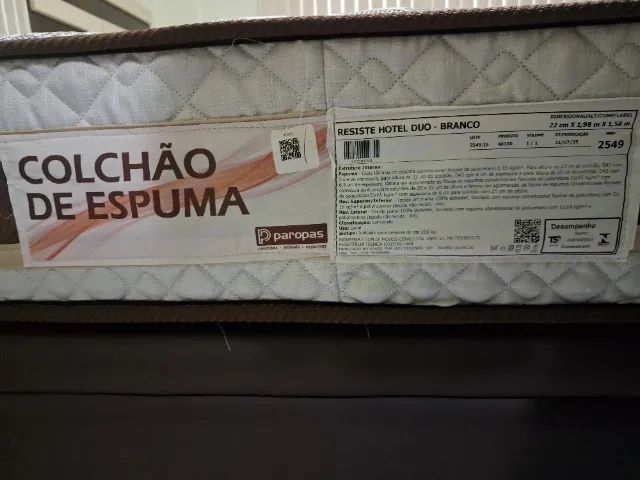 2 Colchões (Queen D45 e Solteiro D26) - Foto 5