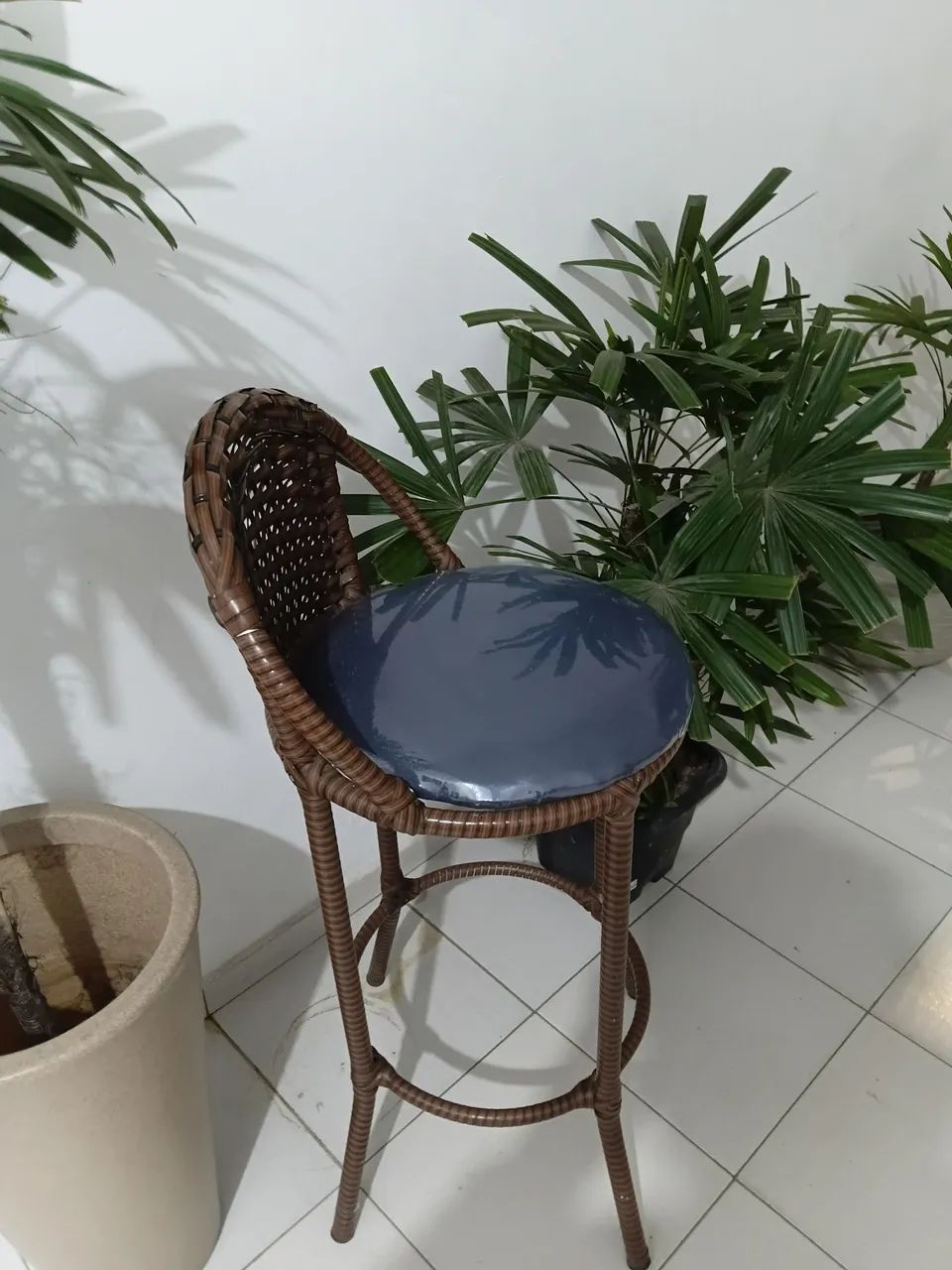 Banqueta em alumínio 75cm - Foto 2