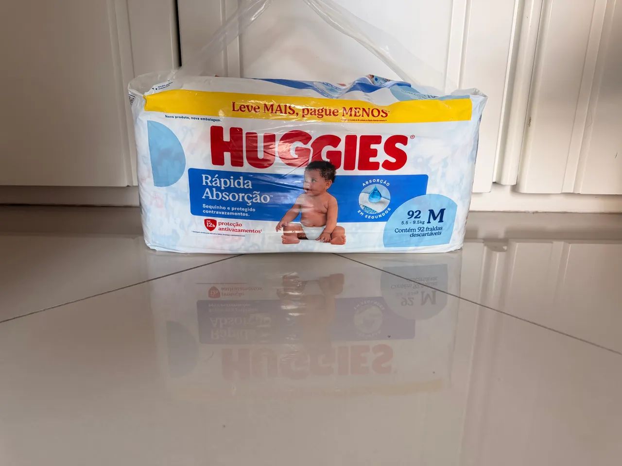 Fralda Huggies Rápida Absorção - Tamanho M