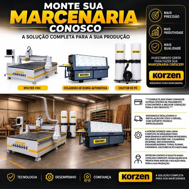 Coladeira de Borda para Peças Retas e Ripados 30mm Destopo Pneumático Korzen EBK-153 Kali - Foto 6