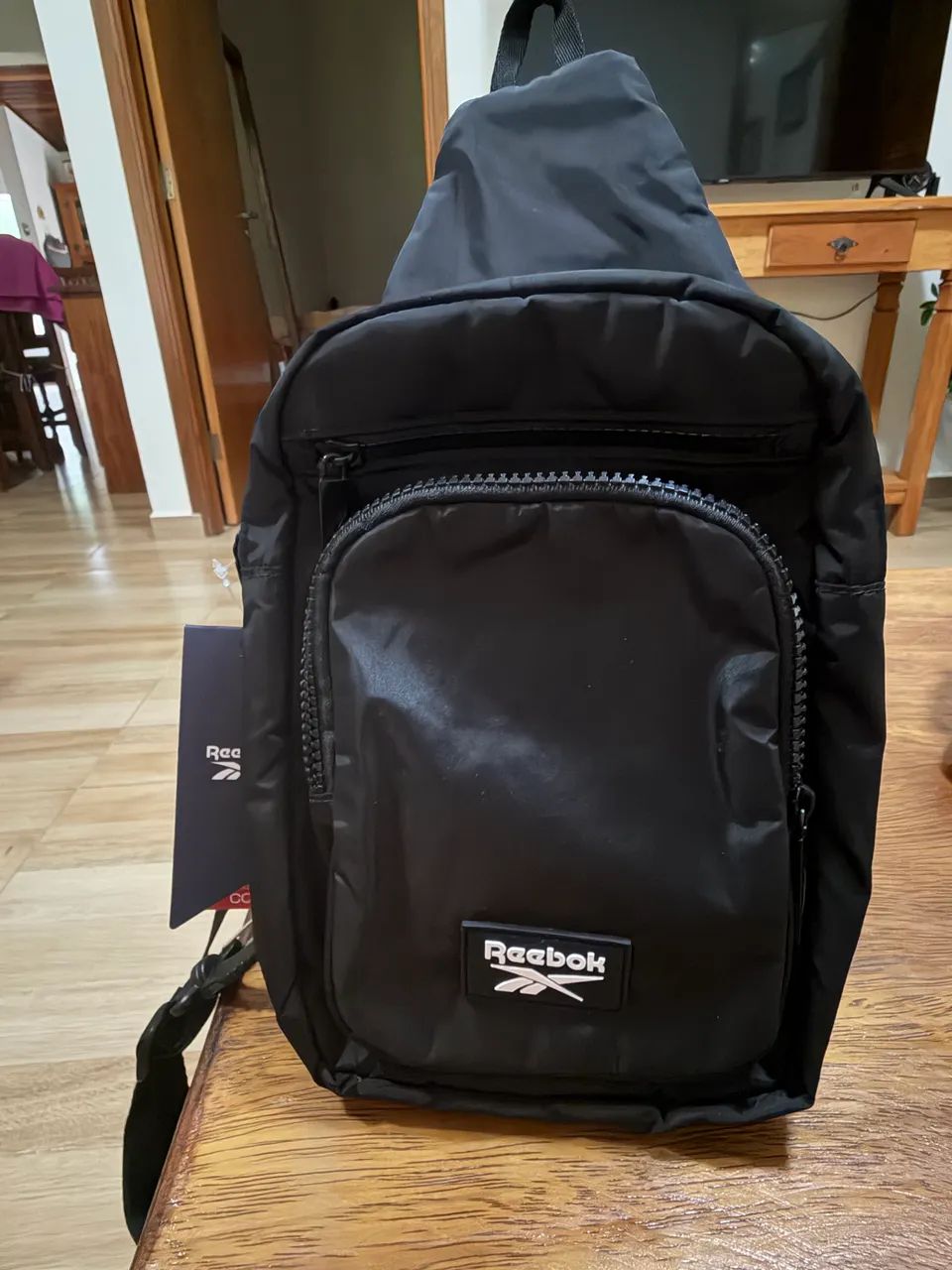 Bolsa crossbody Reebok preta nova 
