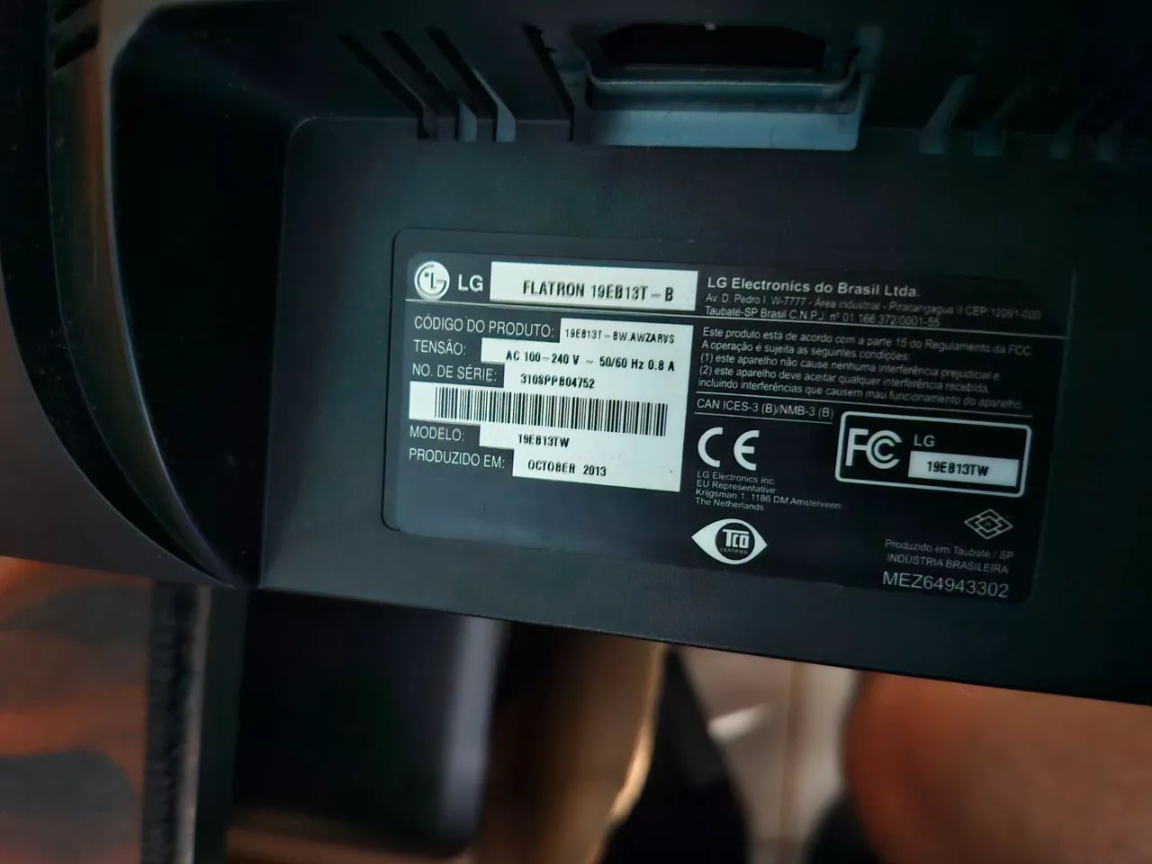 MONITOR LG 19" POLEGADAS  - VGA E DVI - FUNCIONANDO OK. - Foto 4