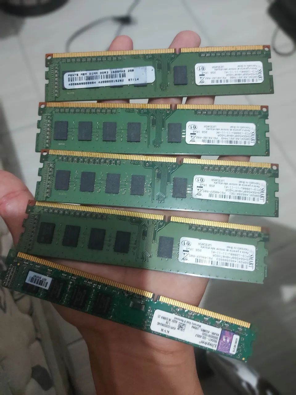 Memórias RAM de 2 e 4gb - Foto 2