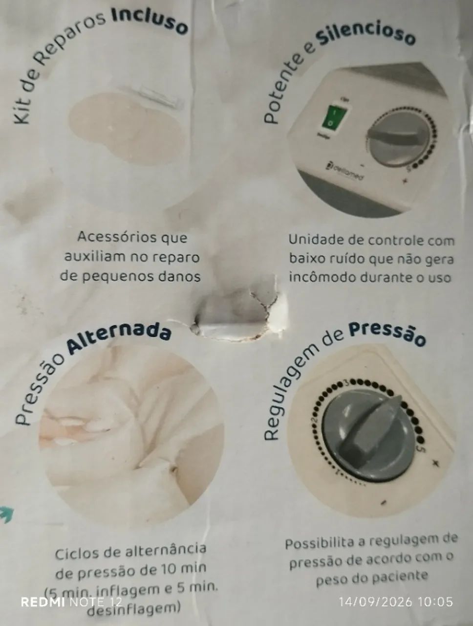 Colchão pneumático Dellamed  - Foto 3