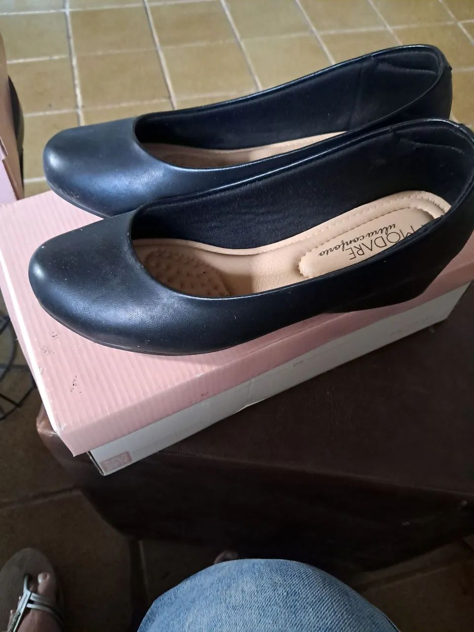 Sapato Mocassim Modare Preto - Foto 2