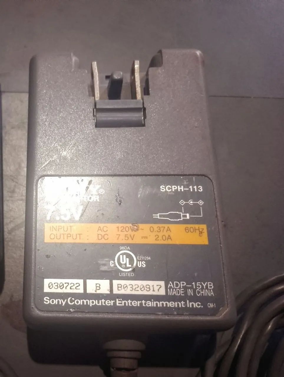 Fonte Original Sony PS One SCPH-113 - Rara, Testada e Funcionando. - Foto 3