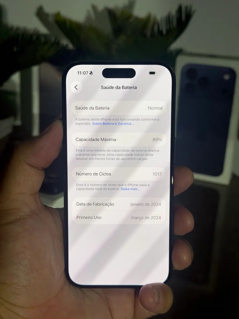 iPhone 15 Pro - 256gb - Black - Foto 2