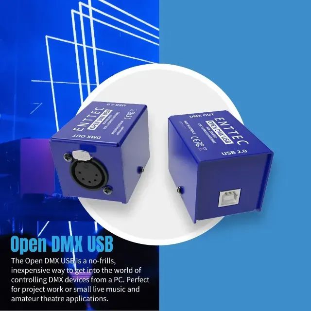 Interface De Iluminação Enttec Open Dmx Usb 70303 Open Sourc - Foto 2