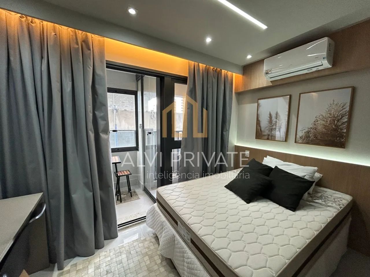 Studio Mobiliado para Locação em Perdizes | 25 m² | Varanda | Pronto para Morar - Foto 4