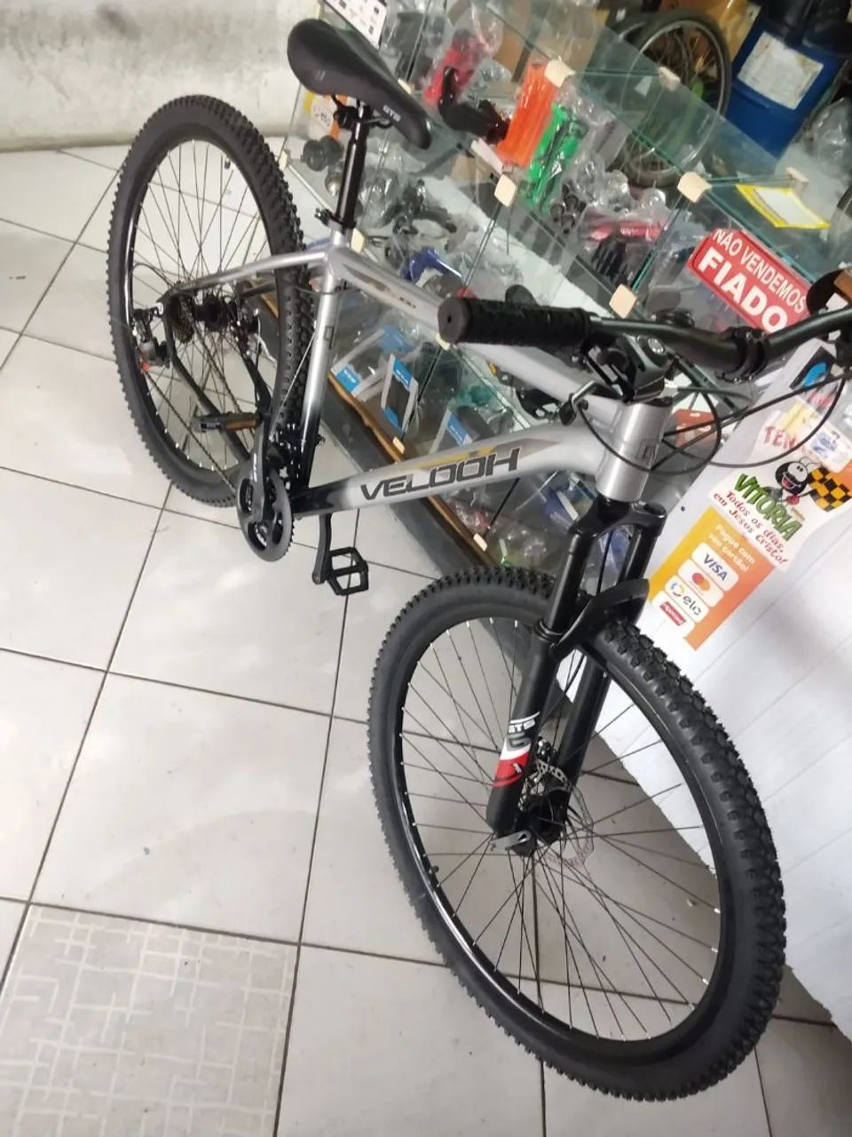 Bicicleta aro 29 quadro de alumínio NOVA  - Foto 3
