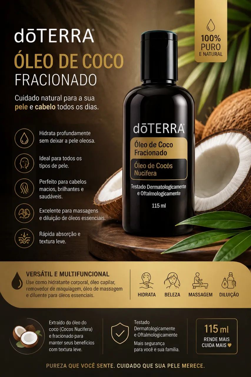Óleo de coco do Terra 