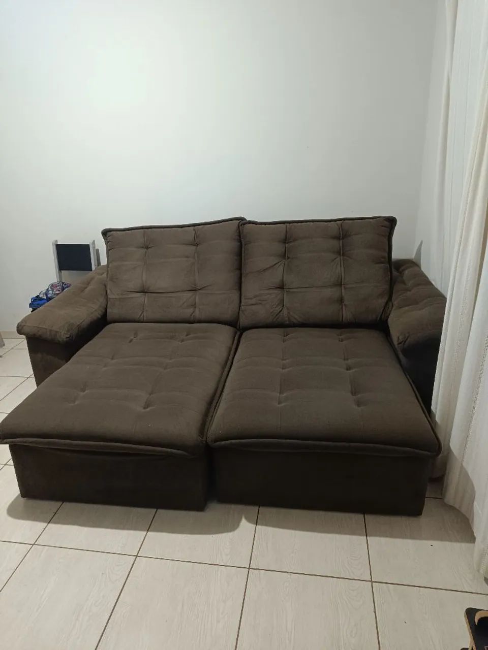Sofá retrátil 2 lugares